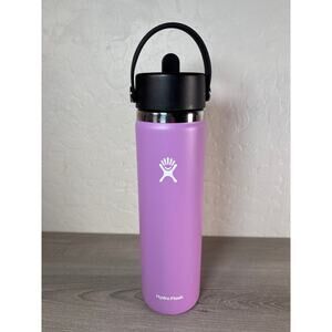 Hydro Flask 24 oz Wide Mouth Flex Straw Bottle – Moonshadow (Purple)